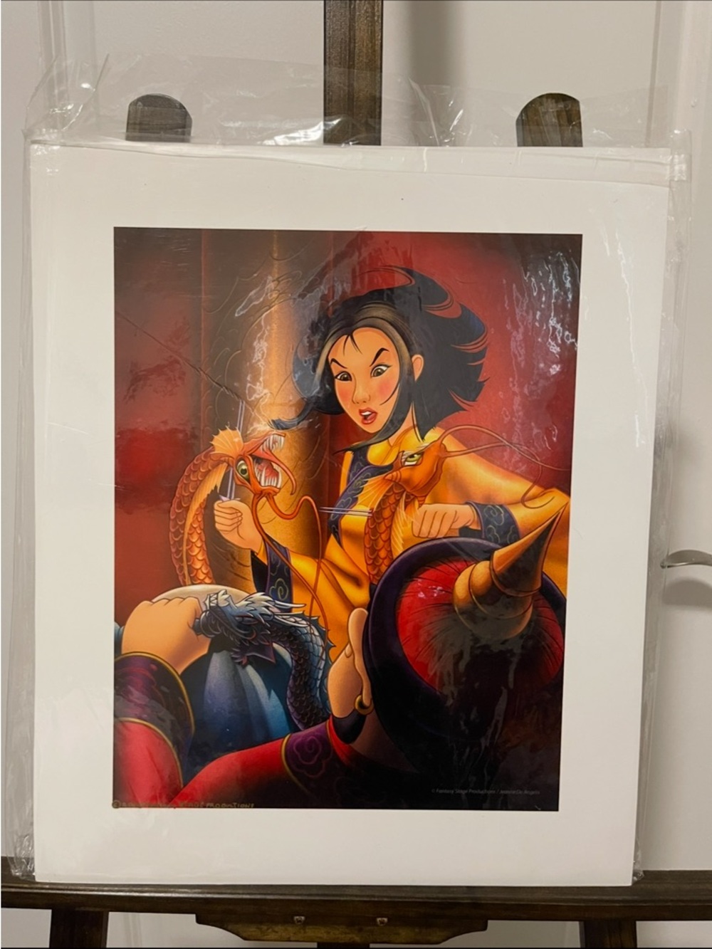 Dennis Durrell “Sick Em” Limited Edition Giclee Print Signed COA Fantasy Stage